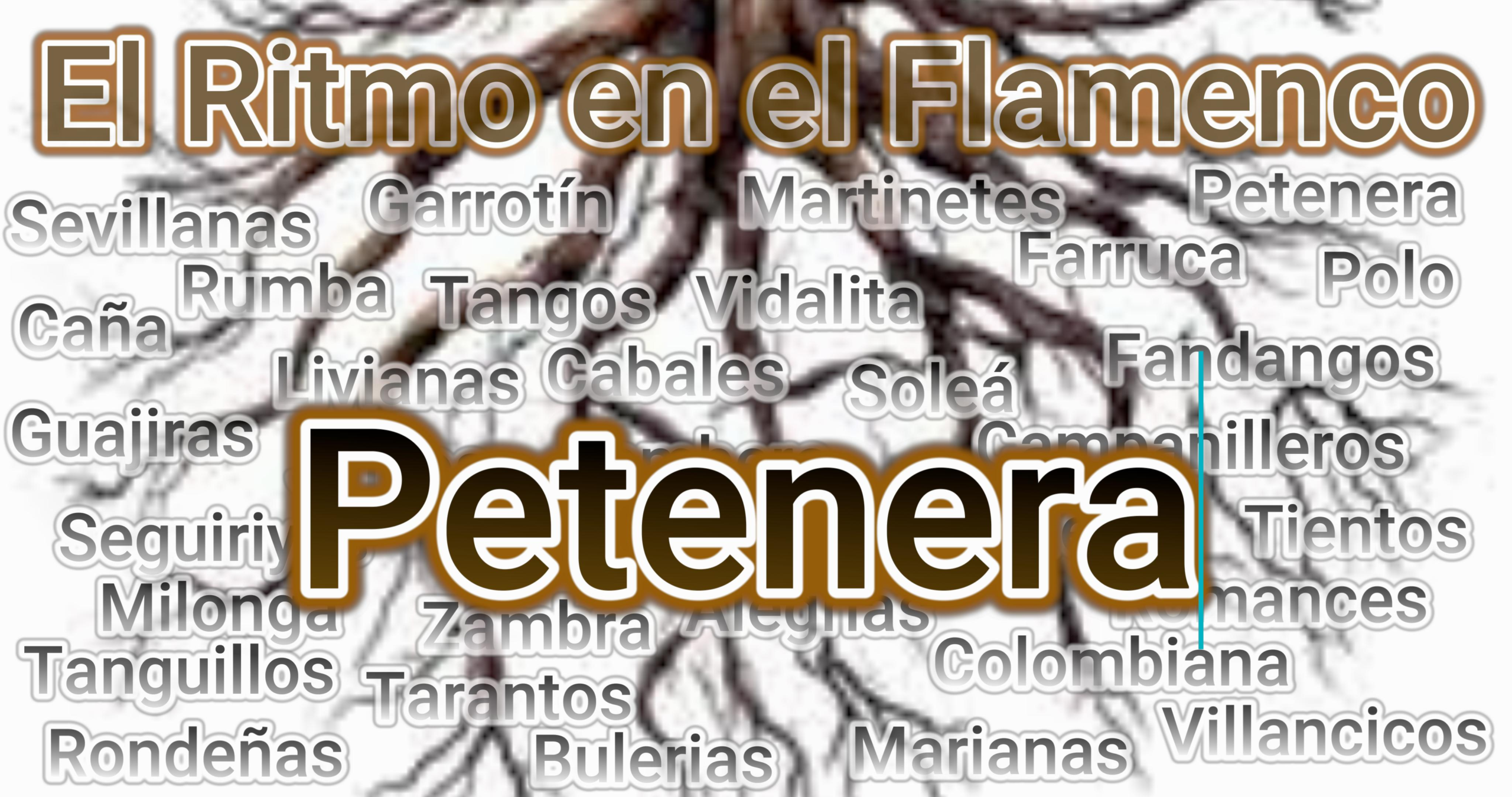El ritmo en la Petenera Entender el ritmo de la Petenera.